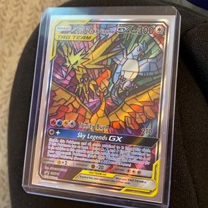 Moltres and zapdos and articuno gx Pokémon card